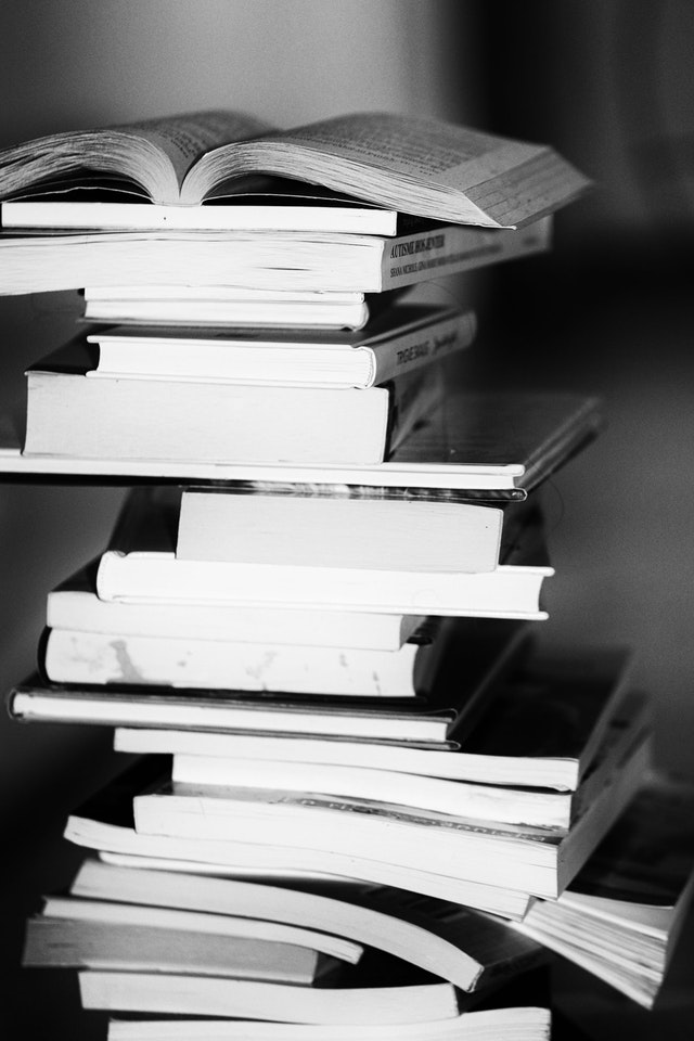 black and white books education 433333 1